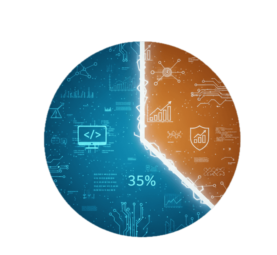 Expertise distribution: 65% Software Engineering, 35% Business Strategy